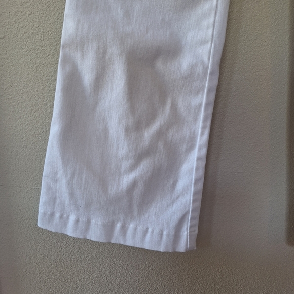 Spanx White Flare Jeans Pull On Slimming Stretch Pockets Womens Size M 20349Q - Picture 5 of 6
